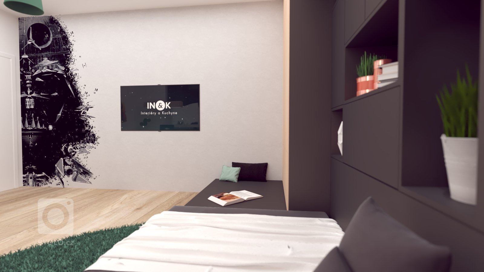 Predstavujeme Vám návrh rodinného domu, v ktorom tentokrát prevláda elegantná farebná kombinácia antracitovej farby s prírodným dubovým dekorom, doplneným o…