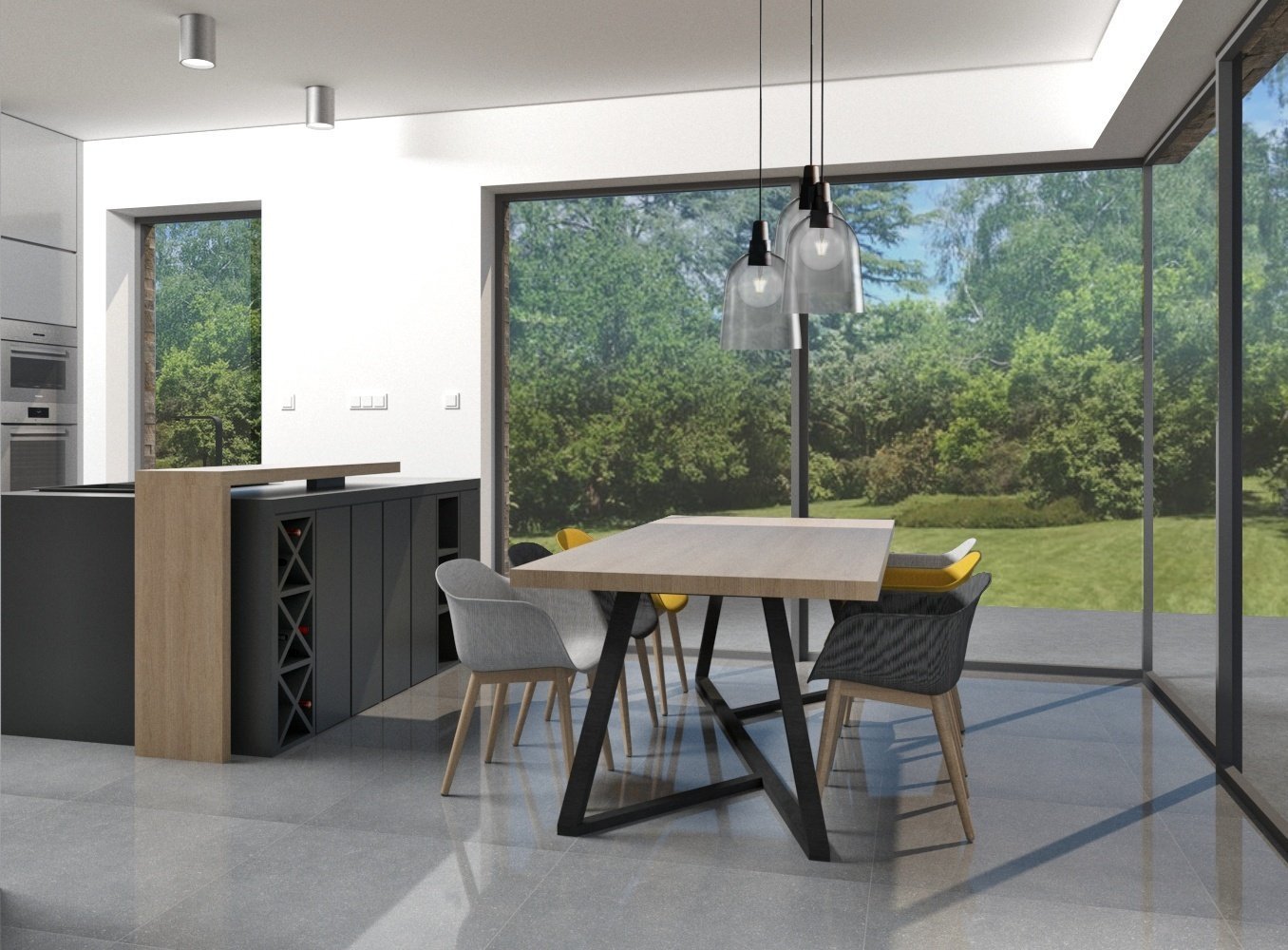 Kuchyni v&nbsp;právě dokončované novostavbě rodinného domu v&nbsp;Bavorovicích si majitelé přáli navrhnout velice minimalisticky a zároveň se chtěli vyhnout…