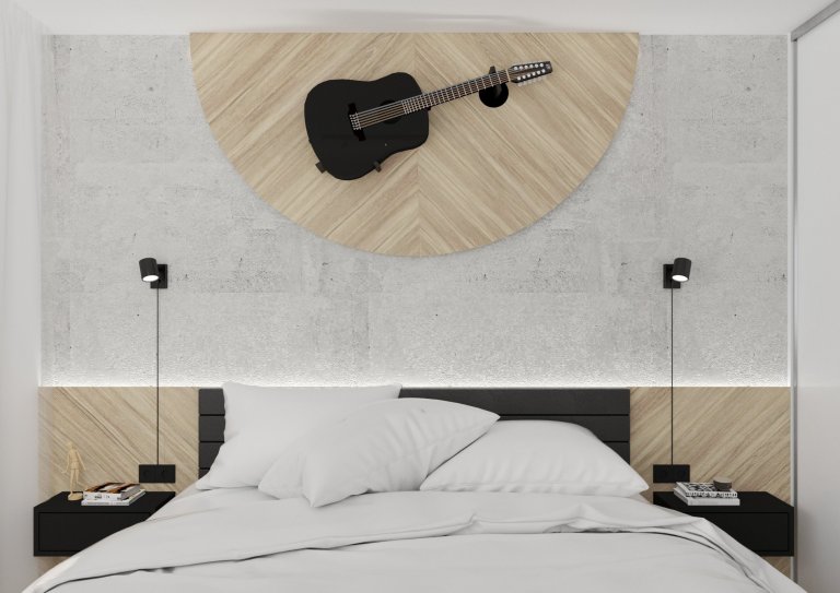 Po předchozí spolupráci na návrhu dětských pokojů pro jejich tři ratolesti nás rodiče oslovili, abychom vytvořili nové útočiště i pro ně. V ložnici si přáli…