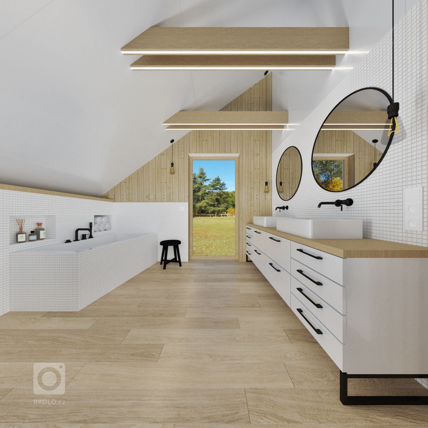 Majitelky se rozhodly postavit svou vysněnou dřevostavbu z&nbsp;křížem lepených masivních panelů. Obě jsou milovnice jednoduchosti a funkčnosti, proto je celý…