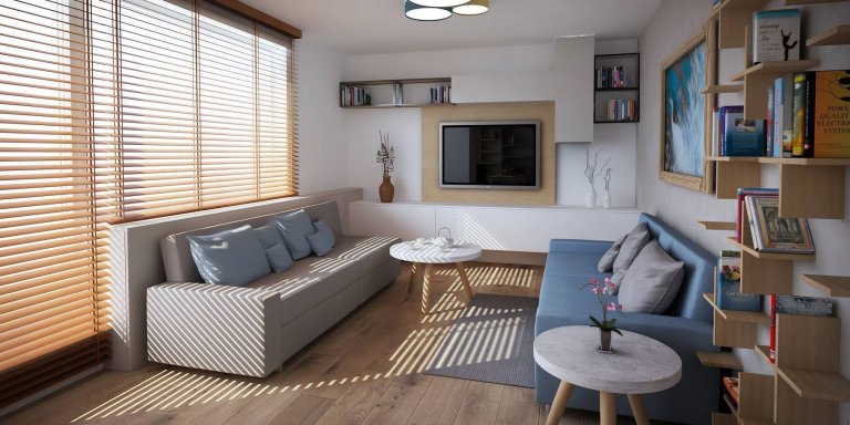 Projekt pro čtyřčlenou rodinu v novostavbě Jahodnice Apartment Houses. Zadáním klientky bylo vytvoření pokojů pro dva dospívající syny, kteří měli už své…
