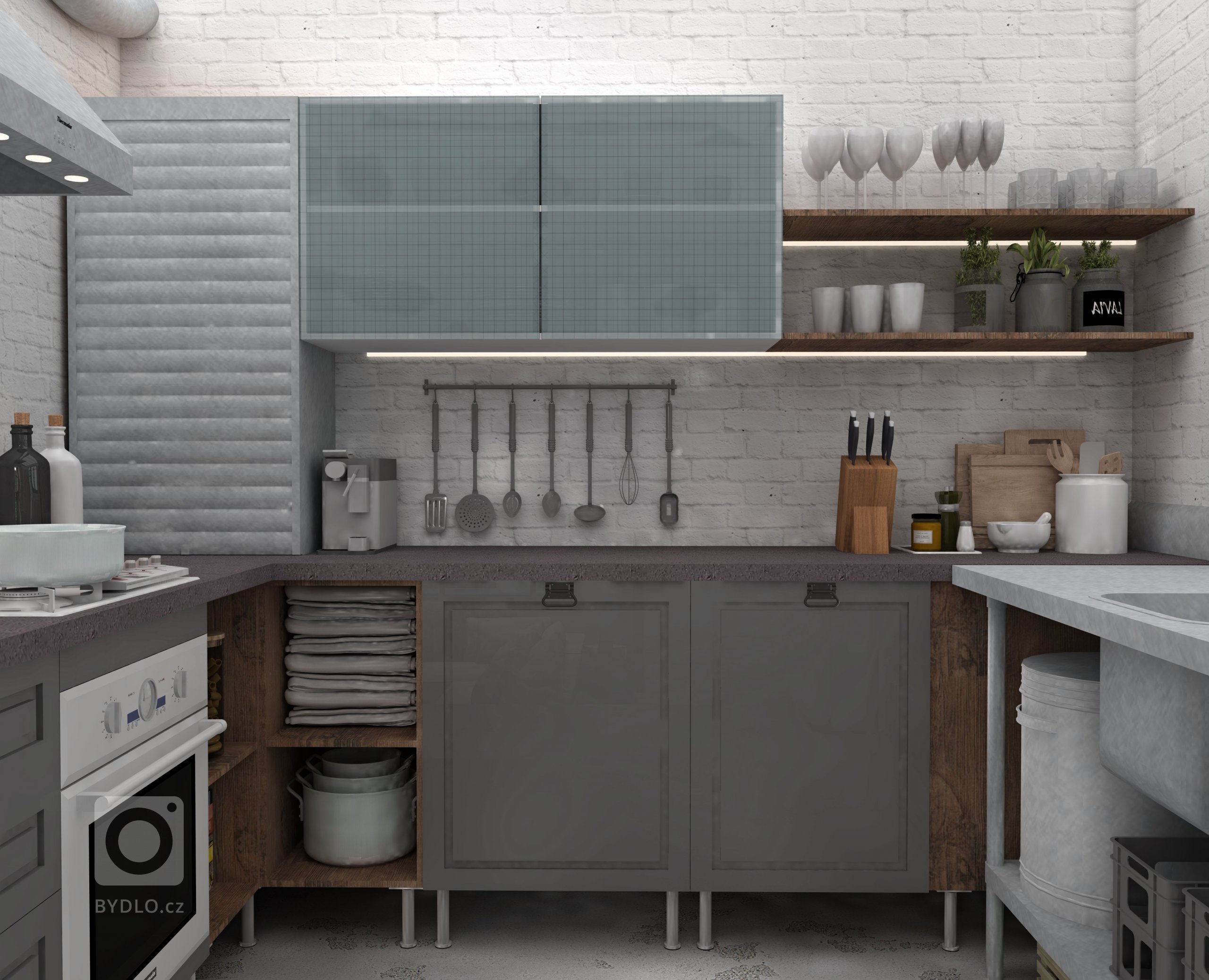 Světlost, přiznané architektonické prvky a originální dispozice - to jsou vlastnosti, které charakterizují návrh loftu v nejvyšším patře rekonstruované…