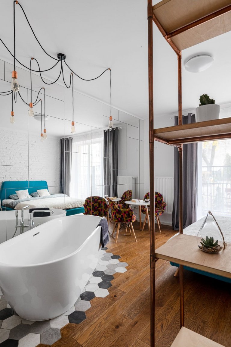 Kouzelný byt malých rozměrů ve starém činžovním domě