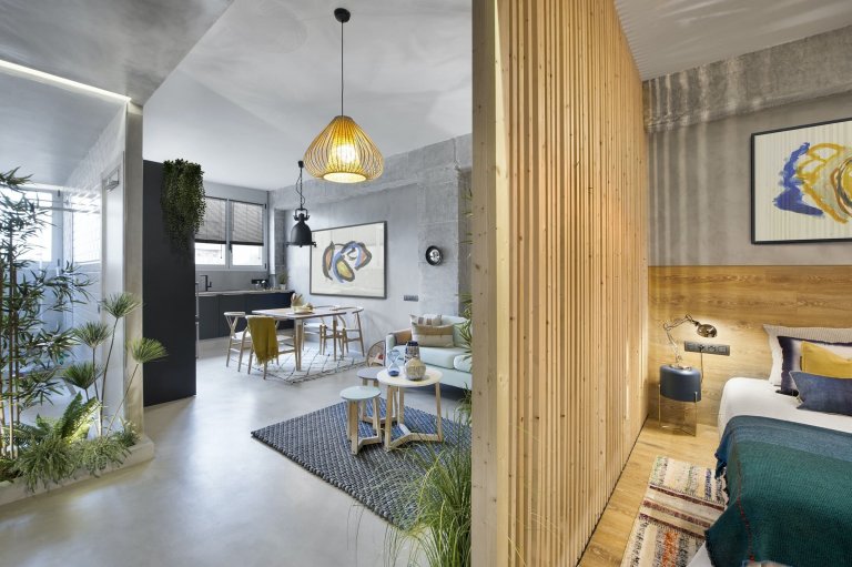 Moderní bydlení v bývalé tovární hale