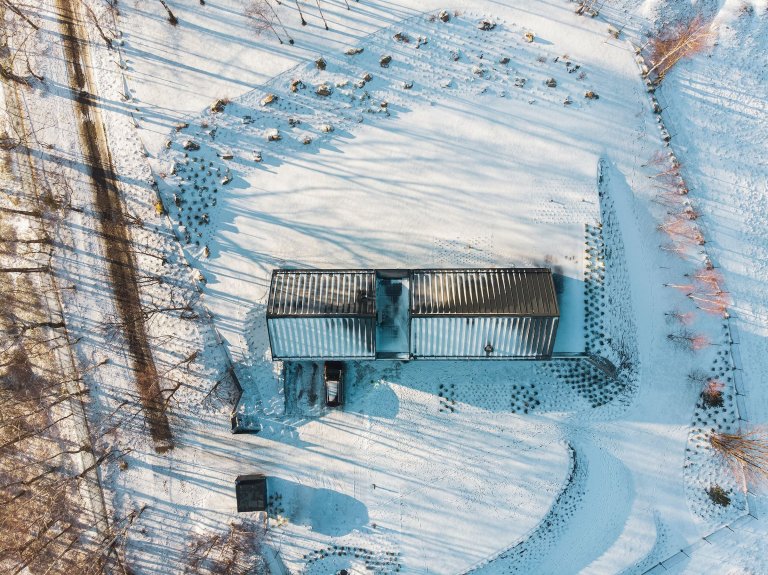 Moderní dům v horách