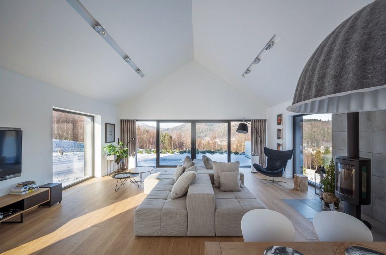 Moderní dům v horách