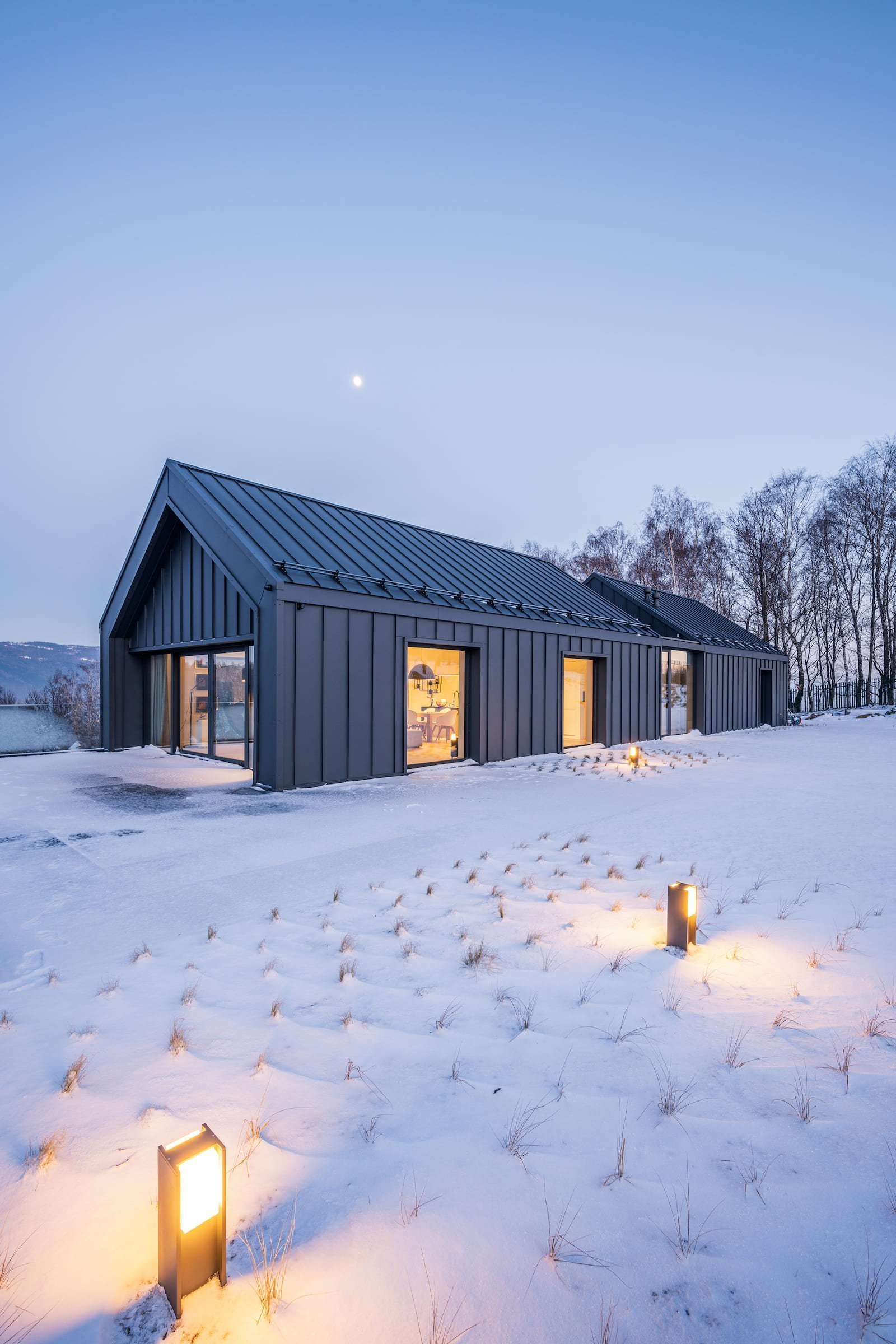 Moderní dům v horách