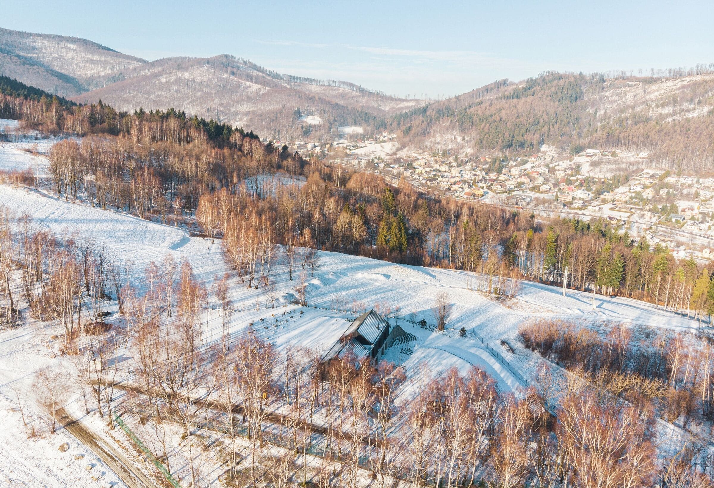 Moderní dům v horách