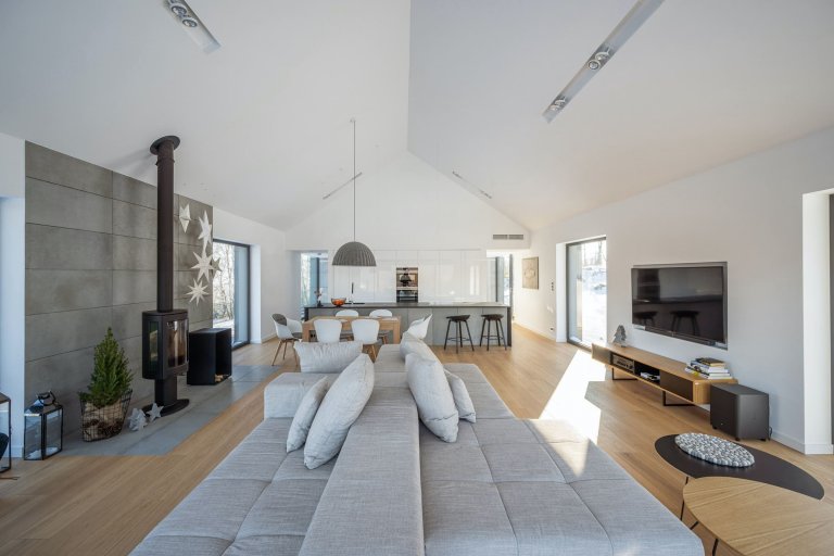 Moderní dům v horách