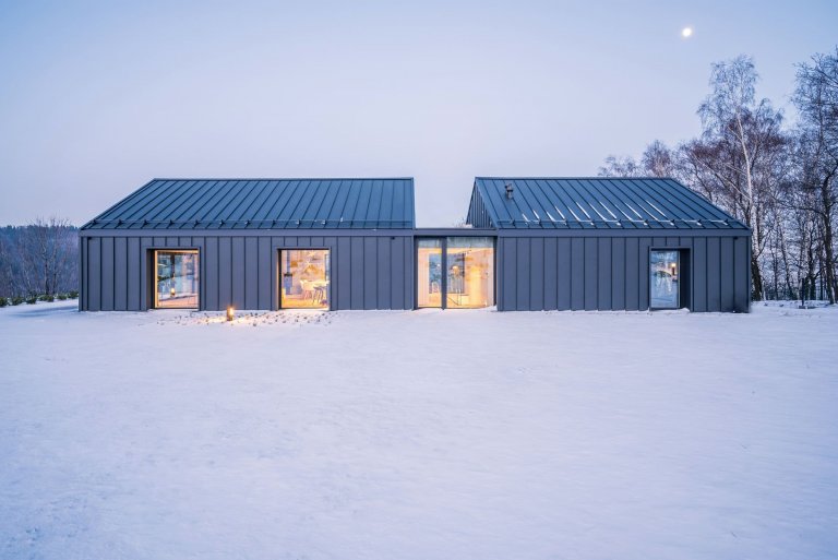 Moderní dům v horách