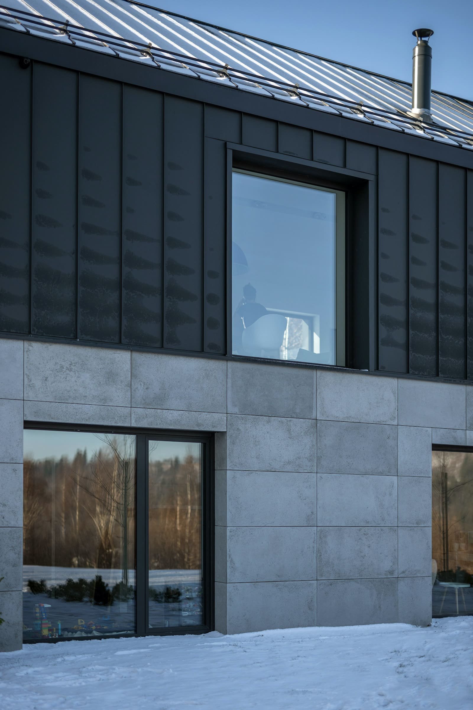 Moderní dům v horách