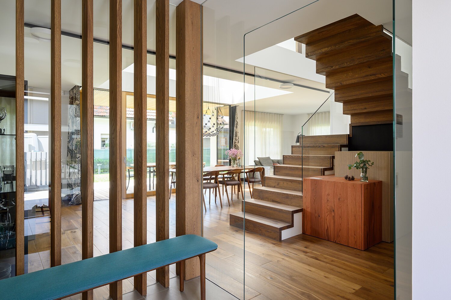 Moderní interiér domu ve Slovinsku