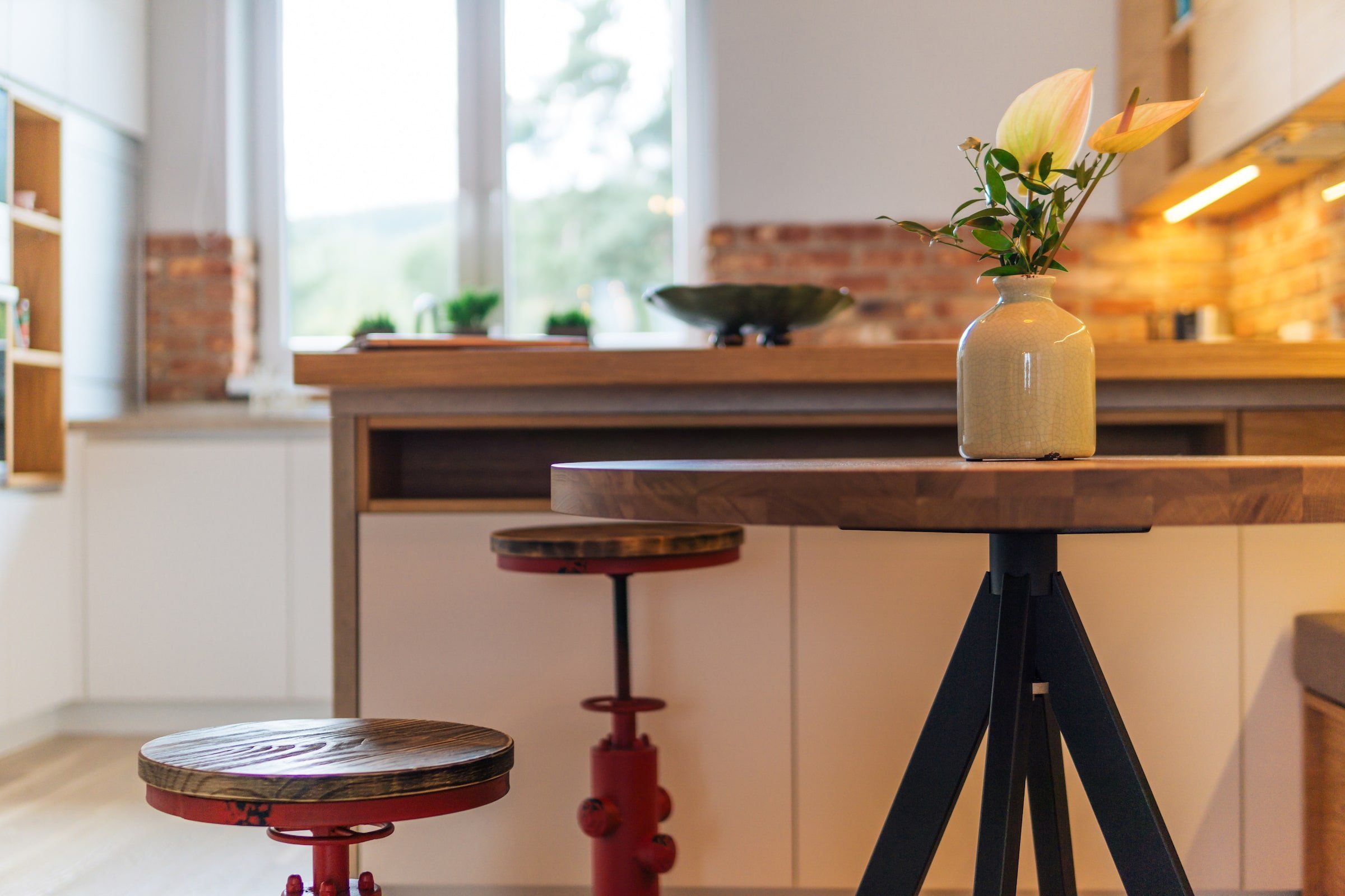 Moderní interiér s výhledem na Tatry