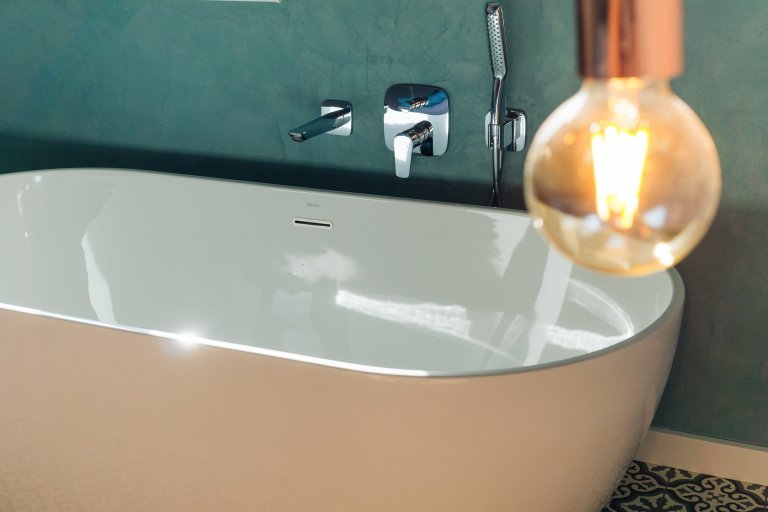 Moderní interiér s výhledem na Tatry