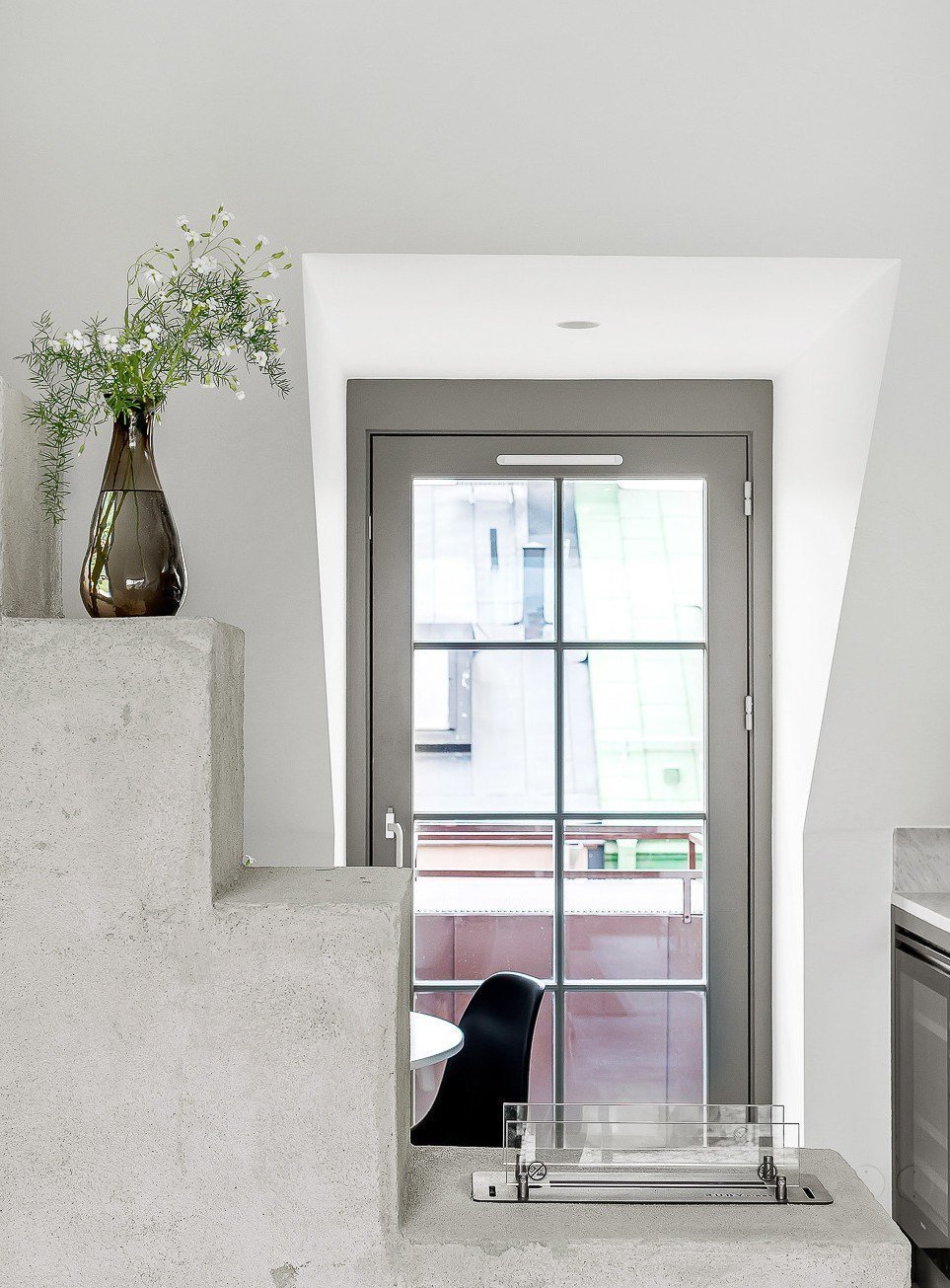 Moderní podkrovní byt ve Stockholmu