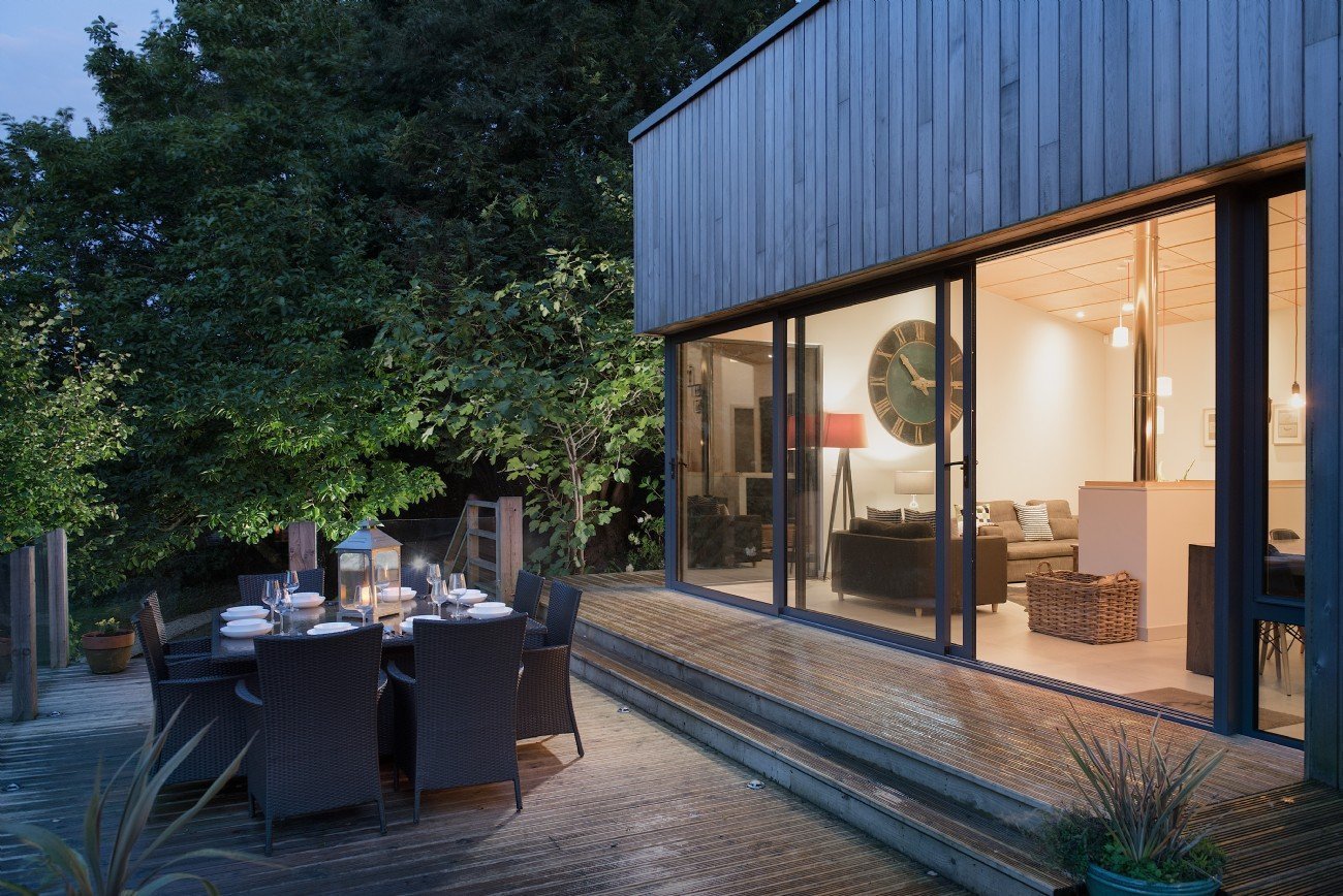 Moderní srub v náručí přírody