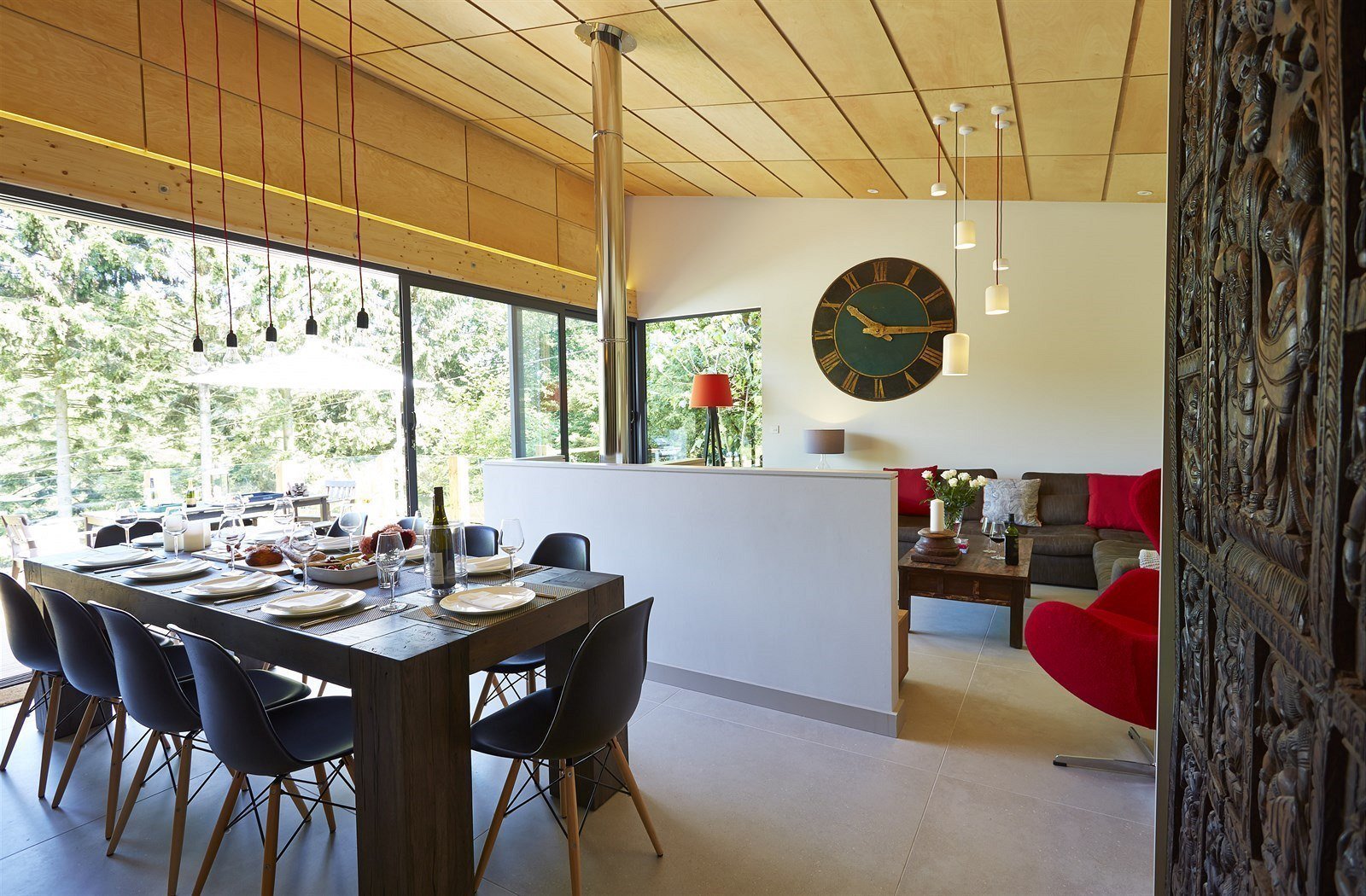 Moderní srub v náručí přírody