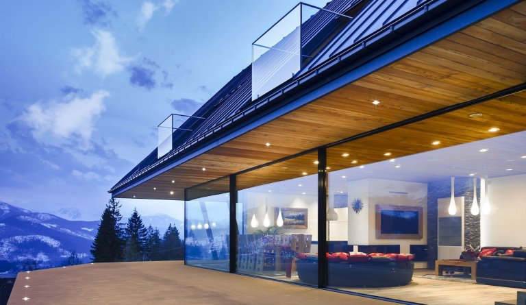 Nadčasová chata s úchvatným výhledem na polské Tatry