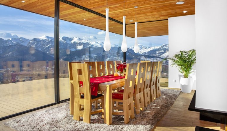 Nadčasová chata s úchvatným výhledem na polské Tatry