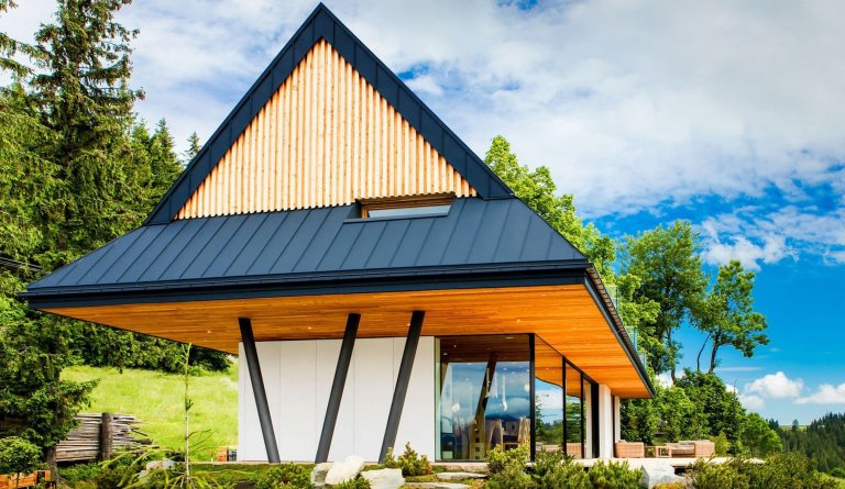 Nadčasová chata s úchvatným výhledem na polské Tatry