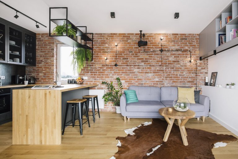 Nápaditý byt ve stylu loftu