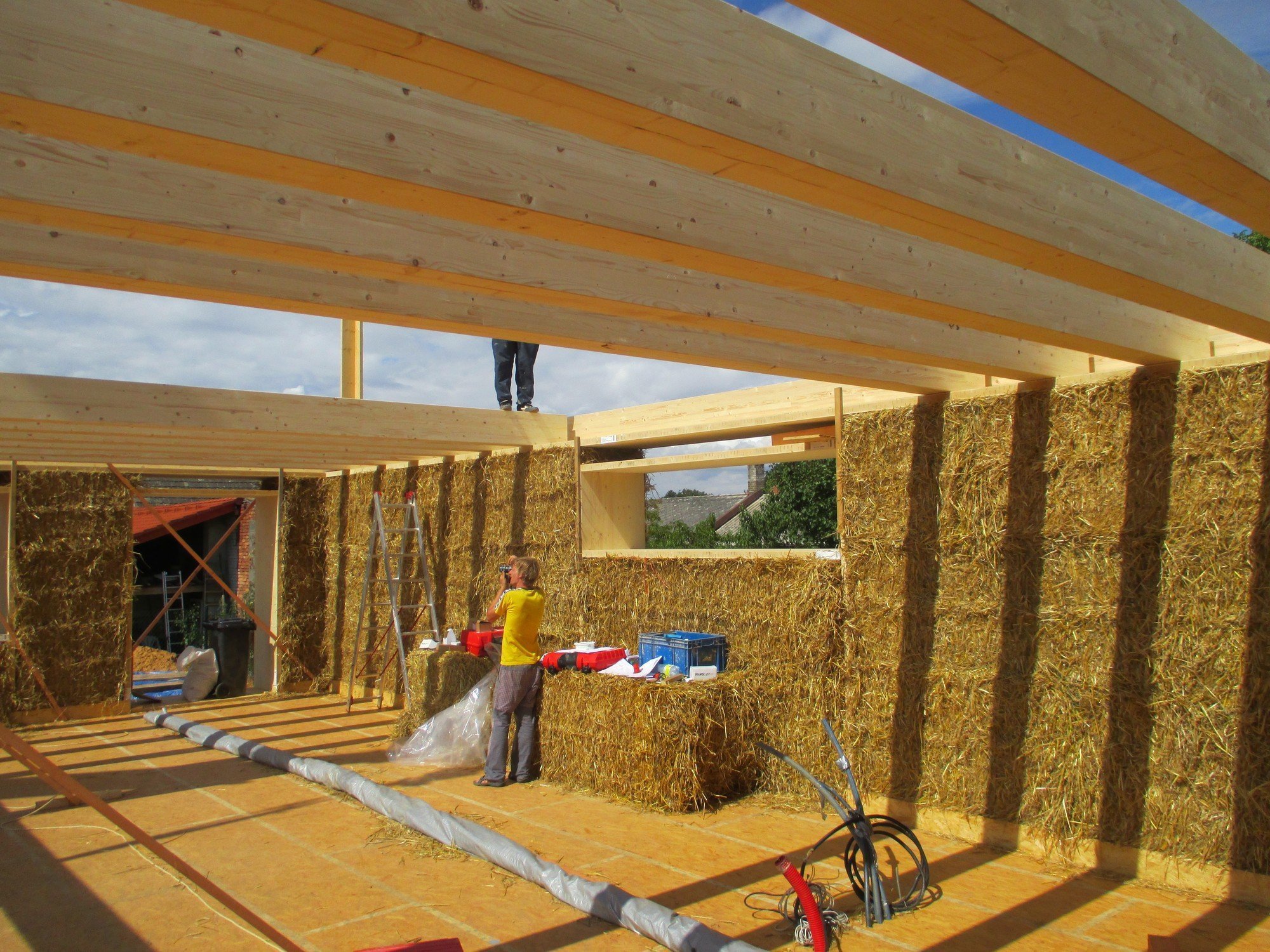 Pasivní dům ze slámy jako ekologický projekt roku