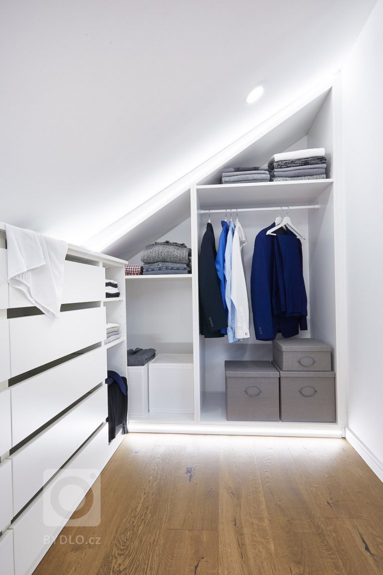 Podkrovní byt cestovatelů (mladé rodiny) v podhůří Beskyd