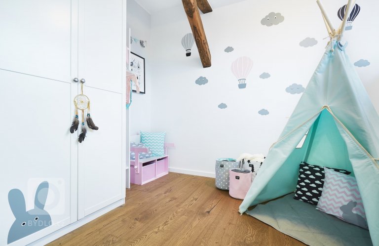 Podkrovní byt cestovatelů (mladé rodiny) v podhůří Beskyd