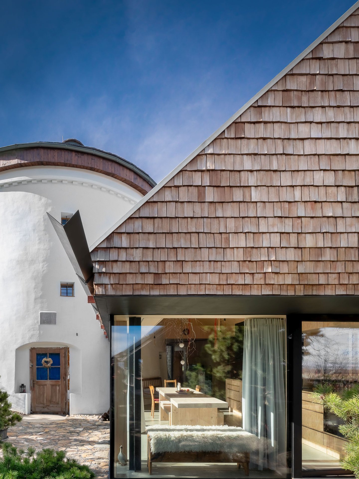 Rekonstrukce a dostavba větrného mlýna ve Zbyslavicích