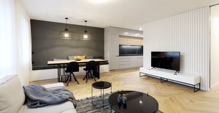 Rekonstrukce přízemního bytu pro mladou maminku