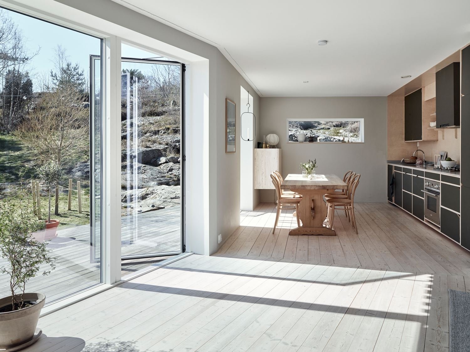 Severská borovice v hlavní roli moderní dřevostavby