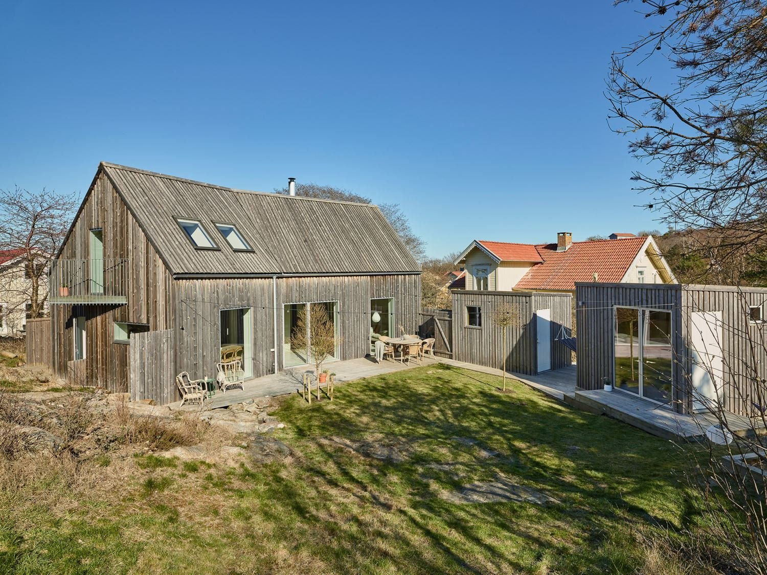 Severská borovice v hlavní roli moderní dřevostavby