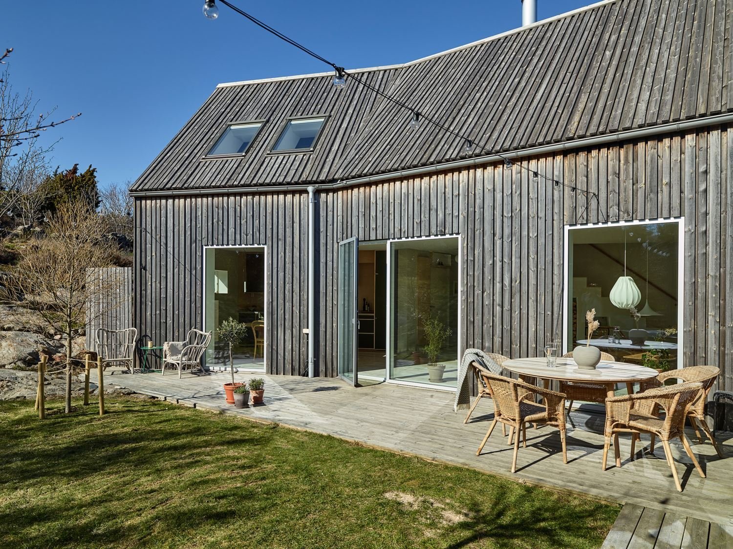 Severská borovice v hlavní roli moderní dřevostavby