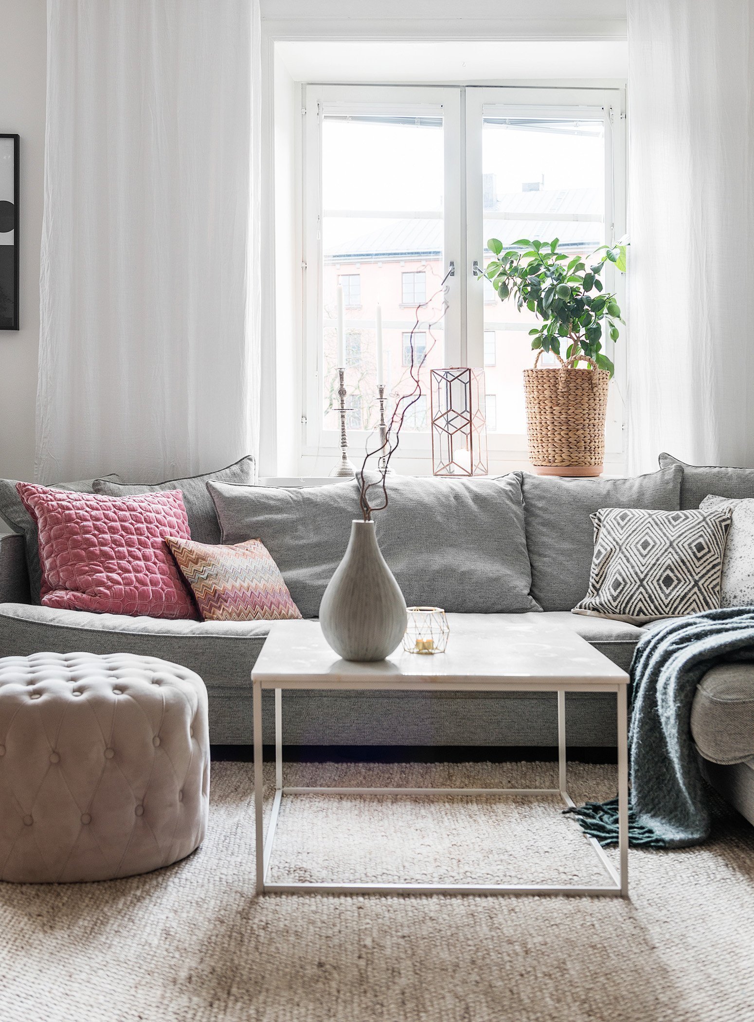 Skandinávské bydlení s pastelovými akcenty