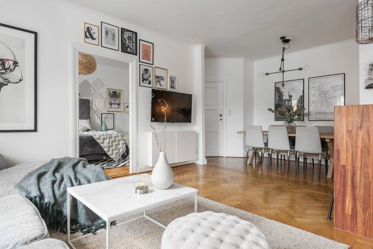 Skandinávské bydlení s pastelovými akcenty