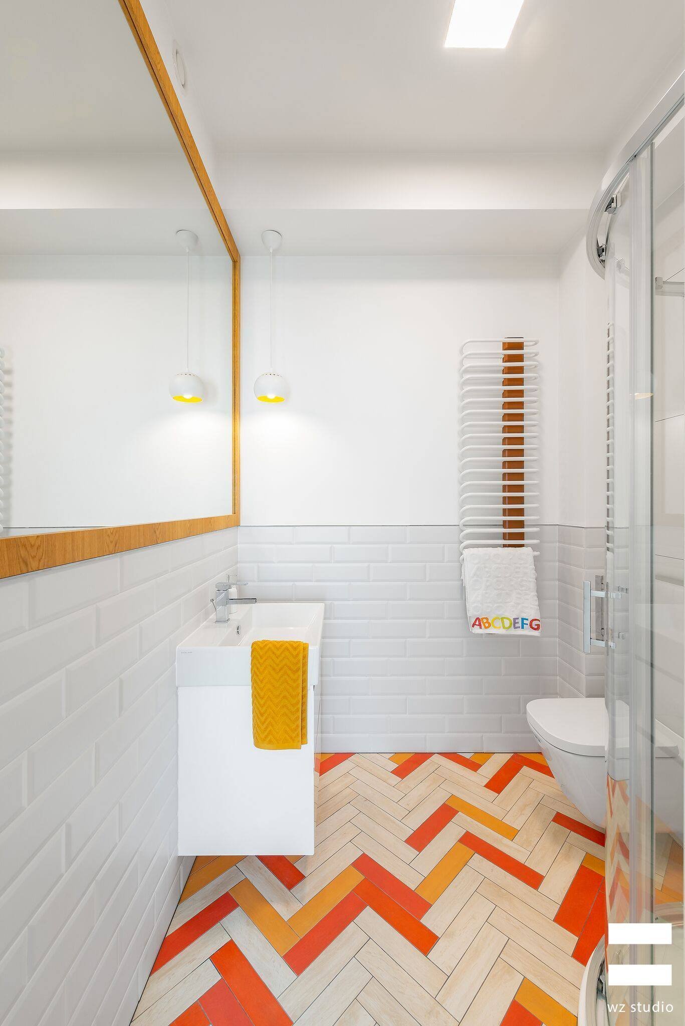 Svěží interiér domu ve Varšavě