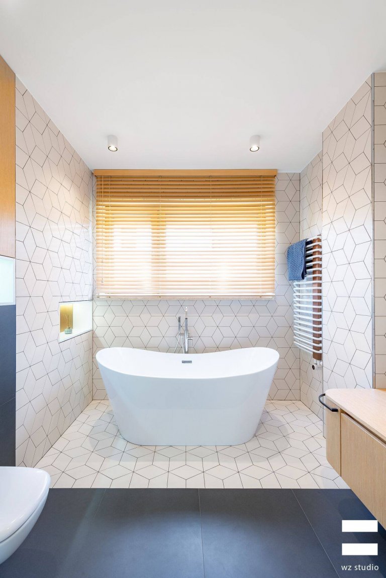 Svěží interiér domu ve Varšavě