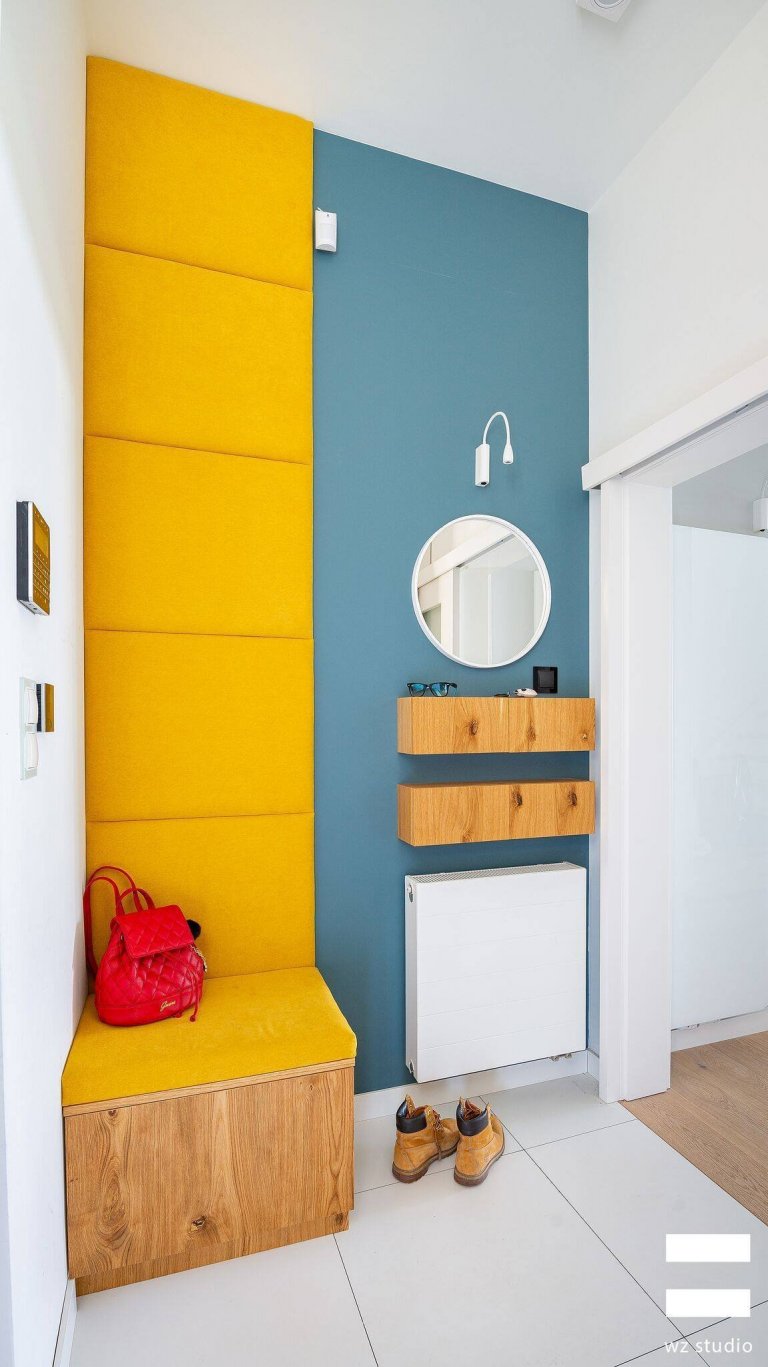 Svěží interiér domu ve Varšavě