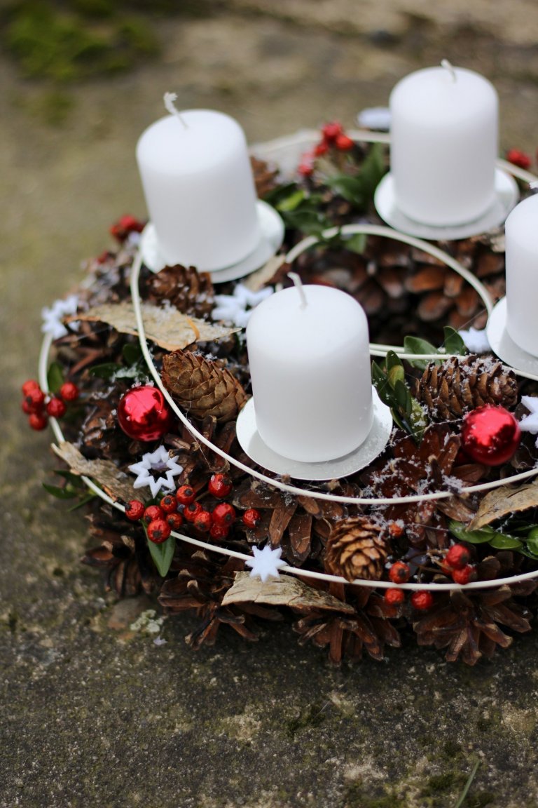 Trendy adventních věnců pro rok 2018