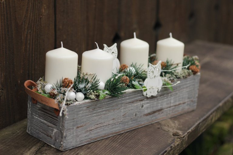 Trendy adventních věnců pro rok 2018