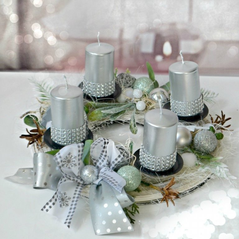 Trendy adventních věnců pro rok 2018