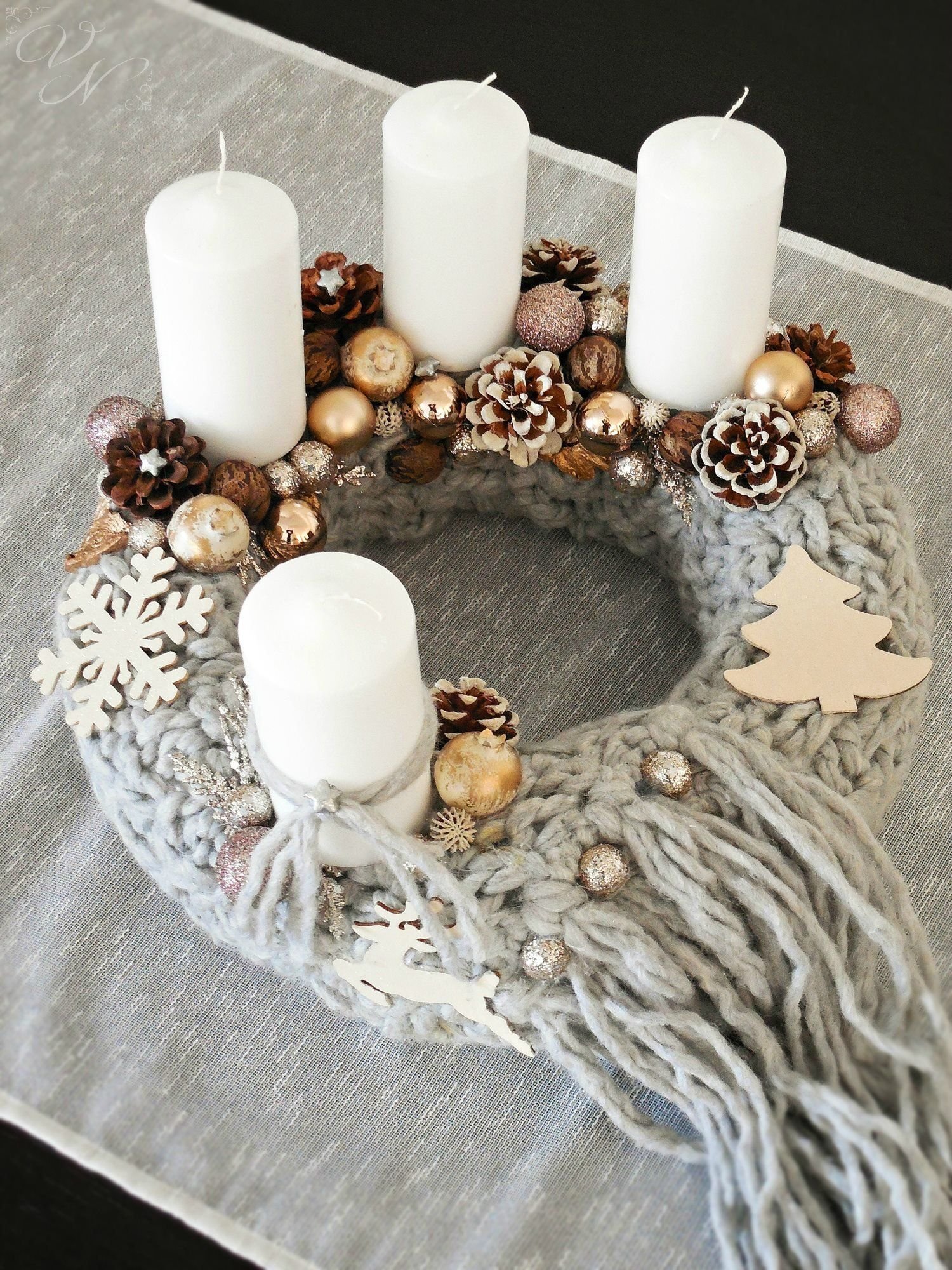 Trendy adventních věnců pro rok 2018