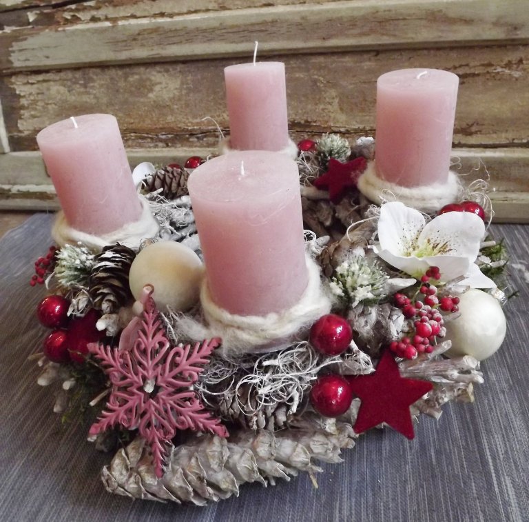 Trendy adventních věnců pro rok 2018