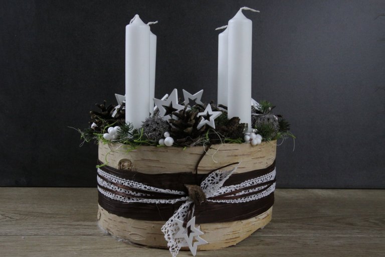 Trendy adventních věnců pro rok 2018