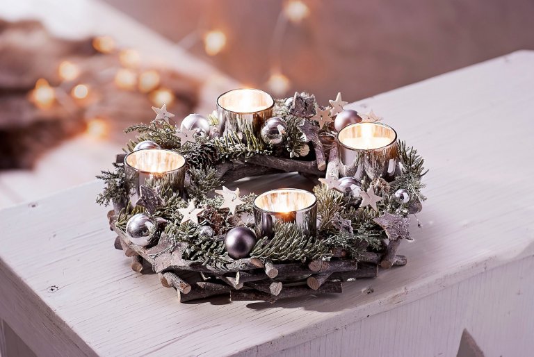 Trendy adventních věnců pro rok 2018