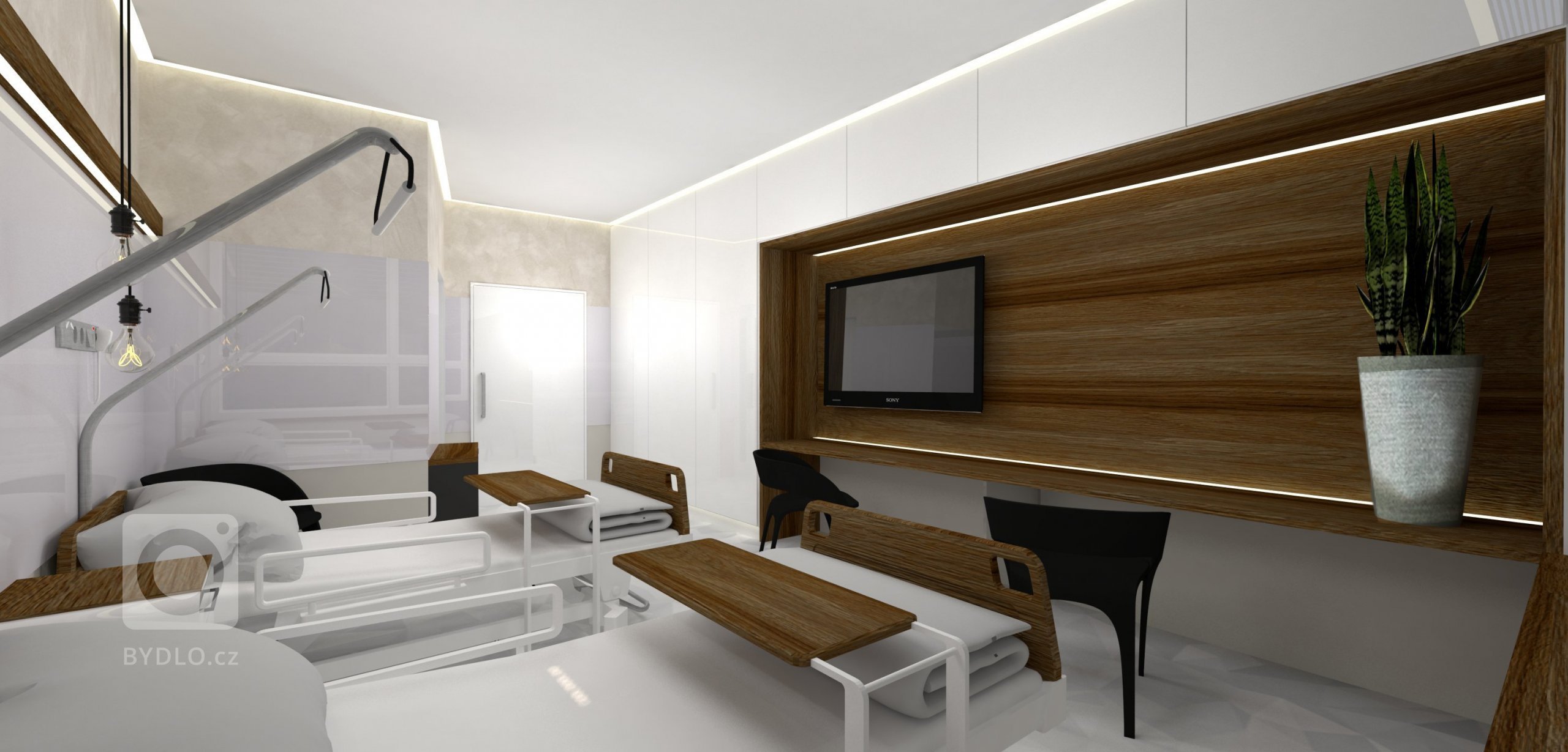 &bdquo;Nadstandardní pokoj pro náročné pacienty.&ldquo;

Světlé tóny, doplněné béžovým akcentem, který je podpořen detaily a nábytkem z masivního dubového…