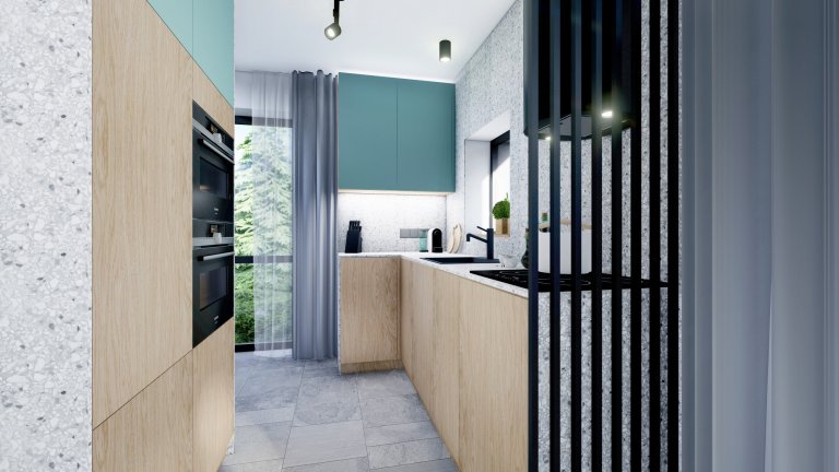 Moderní interiér v&nbsp;horském stylu v&nbsp;přírodě Jizerských hor, kde hraje hlavní roli obklad Terrazzo a&nbsp;kamenná podlaha v&nbsp;akcentu s&nbsp…