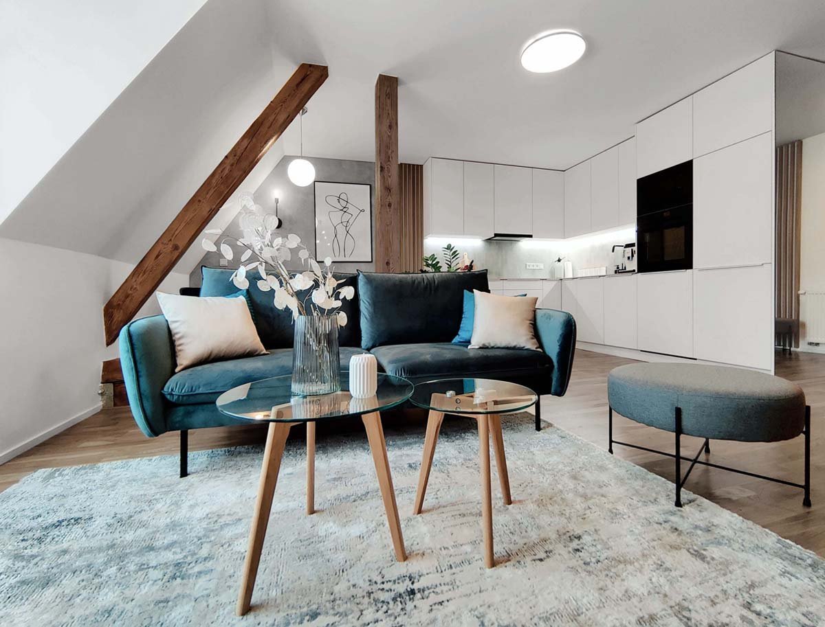 Masaryčka je střešní interiér v&nbsp;budově polikliniky v&nbsp;Liberci. Jedná se o&nbsp;koncept bydlení pro krátkodobé pronájmy. Byt je situovaný v&nbsp…