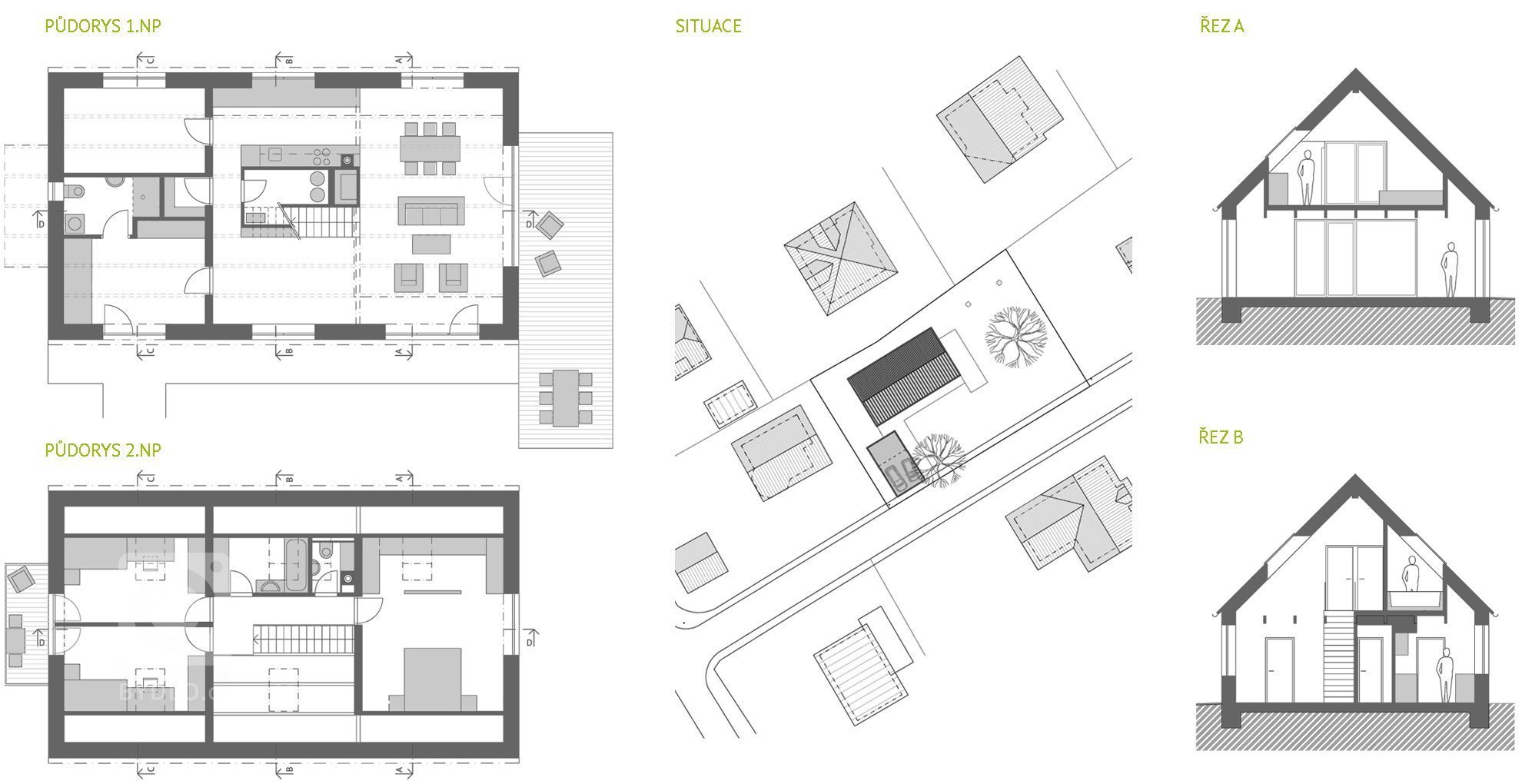 Rodinný dům byl navržen jako průnik tradiční architektury lidového stavění na venkově a současných&nbsp;potřeb moderního bydlení. Ukázalo se, že převzaté…