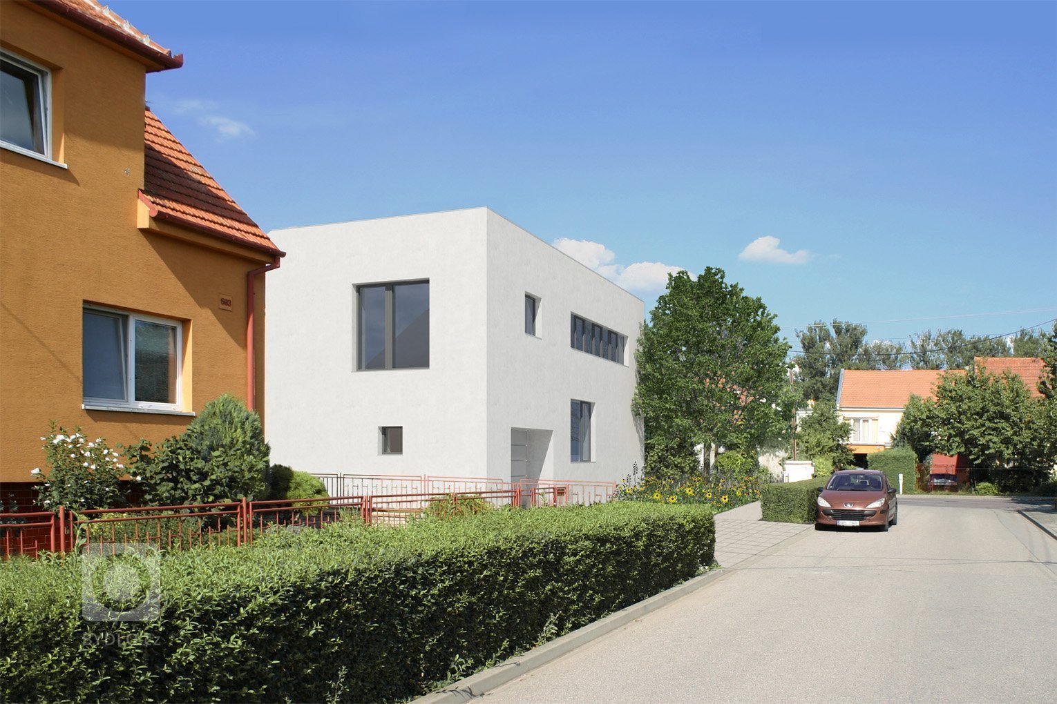 Stírání rozdílu mezi bytím v zahradě a v domě, mezi nad zemí a pod zemí, se stává zásadním tématem&nbsp;místa. Vzniká malé tajemství či napětí, jehož zdrojem…